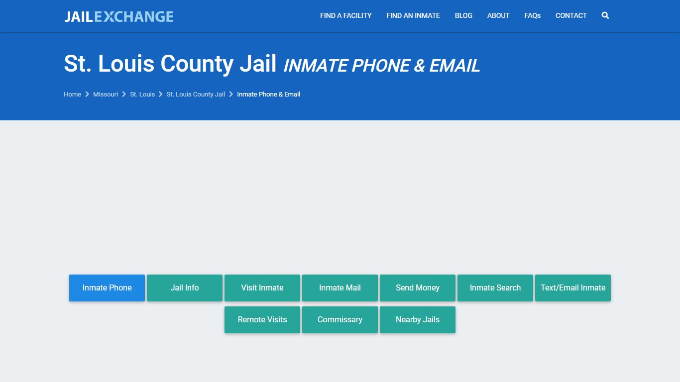 St. Louis County Jail Inmate Phone Calls | Clayton, - JAIL EXCHANGE